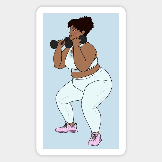 Squat Magnet by Ella Byworth 